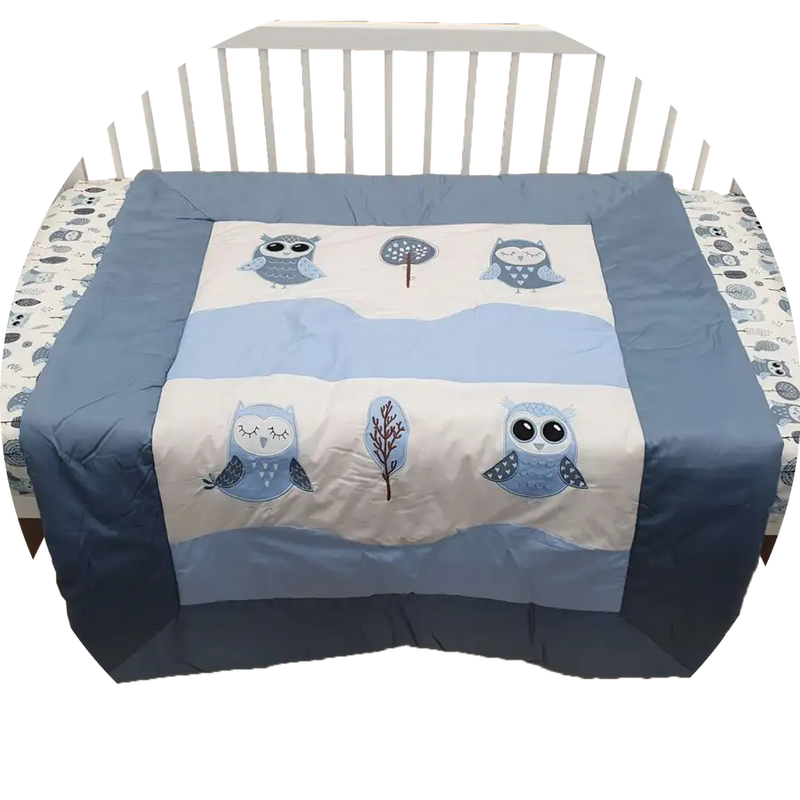Sleep Tight Cot Bedding Set OWLS - Babyonline