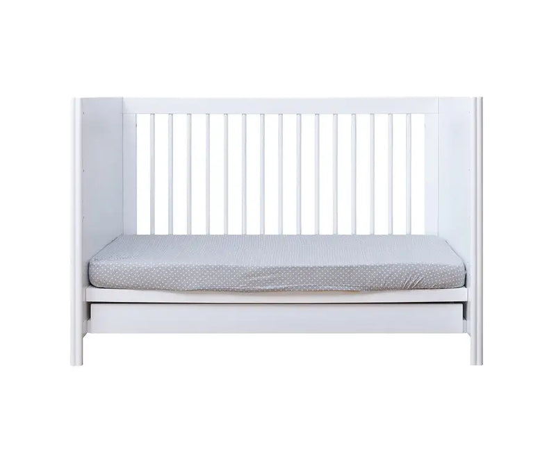 Kapai MERCURY Wooden Baby Cot Drop Side with Drawer - Babyonline