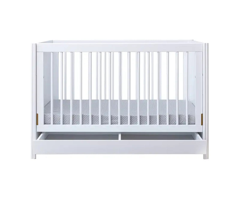 Kapai MERCURY Wooden Baby Cot Drop Side with Drawer - Babyonline