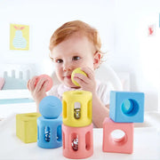 Hape Geometric Rattle Trio - Babyonline