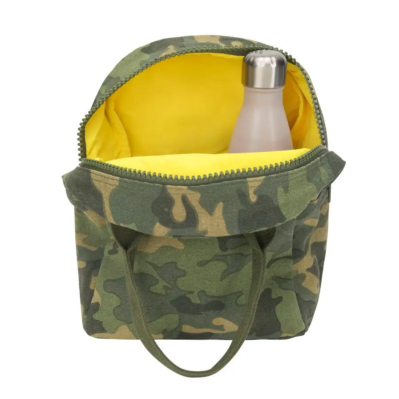 Fluf Zipper Lunch Bag - CAMO - Babyonline