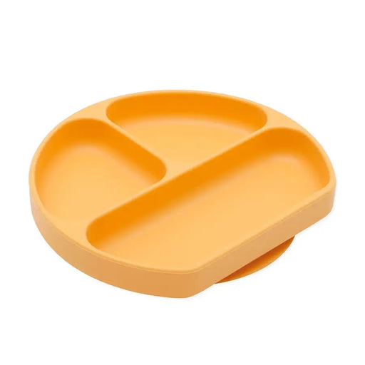 Bumkins Silicone Grip Dish - Tangerine - Babyonline