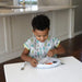 Bumkins 5 Section Silicone Grip Dish + Lid - Marble - Babyonline