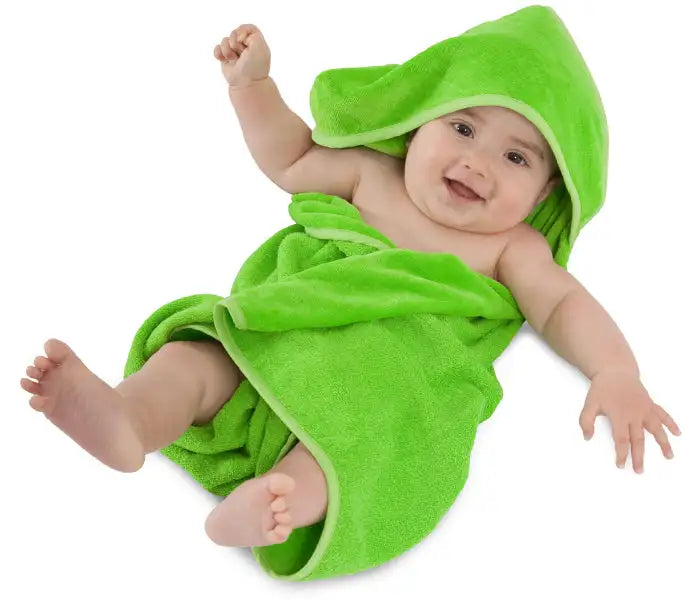 Mum2Mum Hooded Towel LIME - Babyonline