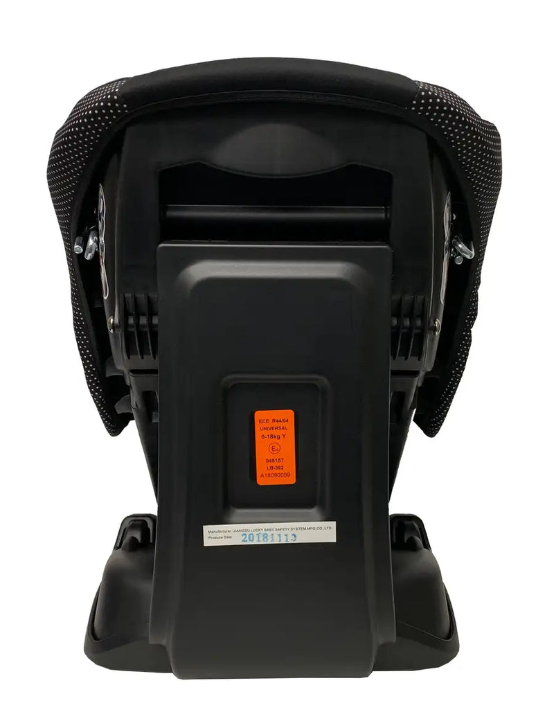 Neeva Convertible Carseat 0-18kgs : BLACK/DOTS - Babyonline