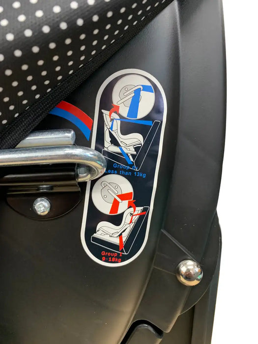 Neeva Convertible Carseat 0-18kgs : BLACK/DOTS - Babyonline