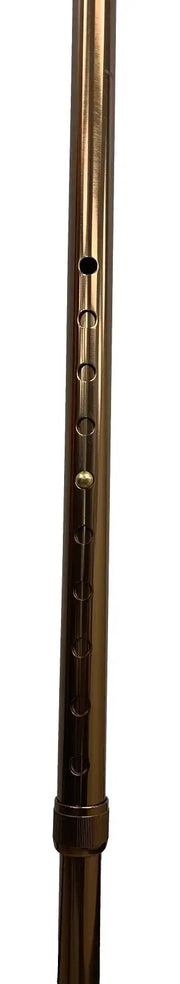 Crook-Handle Bronze Aluminium Cane - Foam Handgrip - Babyonline