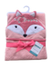Neeva Hooded Towel PINK FOX - Babyonline