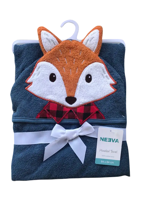 Neeva Hooded Towel BLUE FOX - Babyonline
