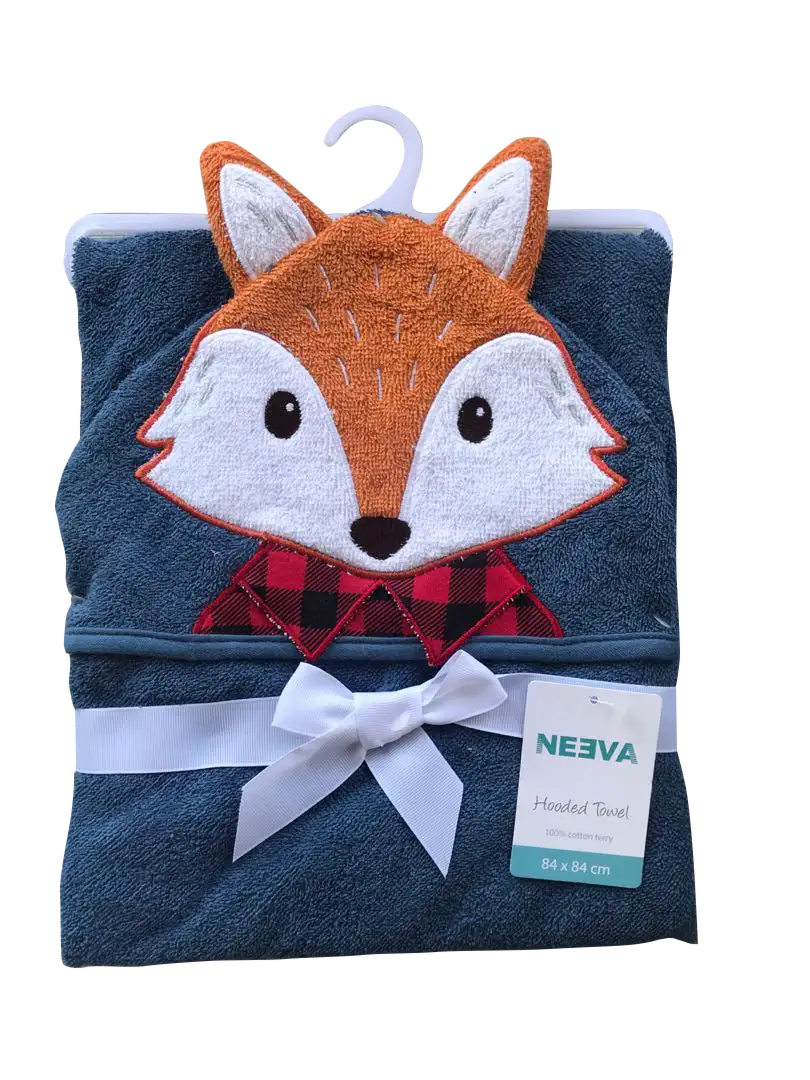Neeva Hooded Towel BLUE FOX Babyonline
