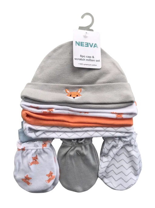 Neeva 8 Piece Hat Mitten Set FOX Babyonline