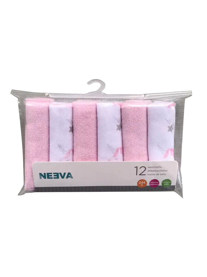Neeva Washcloths - Pack of 12 - Babyonline