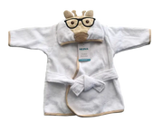Neeva Baby Bath Robe HIPSTER GIRAFFE - Babyonline