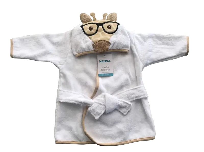 Neeva Baby Bath Robe HIPSTER GIRAFFE - Babyonline