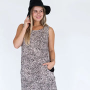 Milkbar Breastfeeding Chloe Dress | Snow Leopard - Babyonline