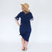 Milkbar Breastfeeding Zaria Dress | Navy Floral - Babyonline
