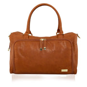 Isoki Double Zip Satchel AMBER TAN - Babyonline