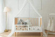 Kapai VEGA Wooden Drop Side Cot with Bed Guard - Babyonline