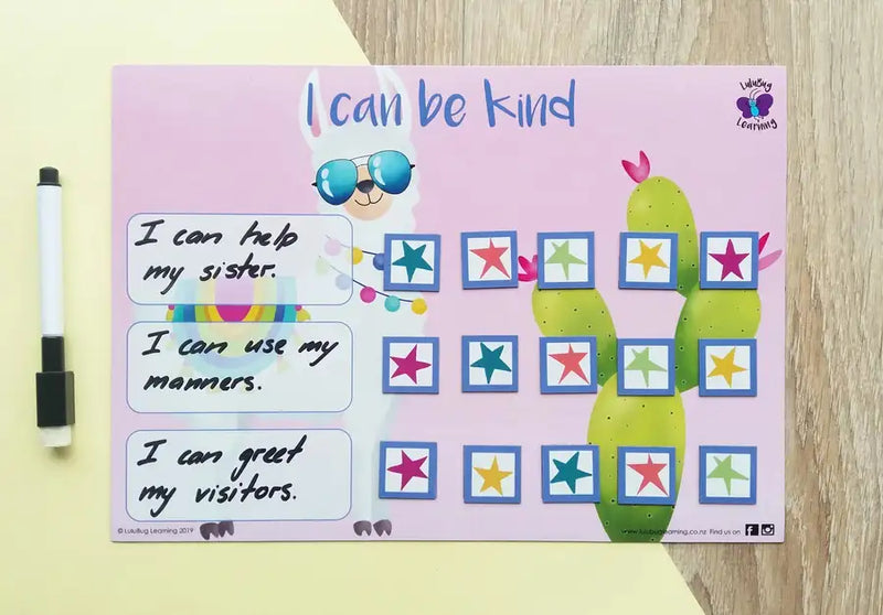 Lulubug Learning Magnetic - I can be kind - Llama *CLEARANCE*
