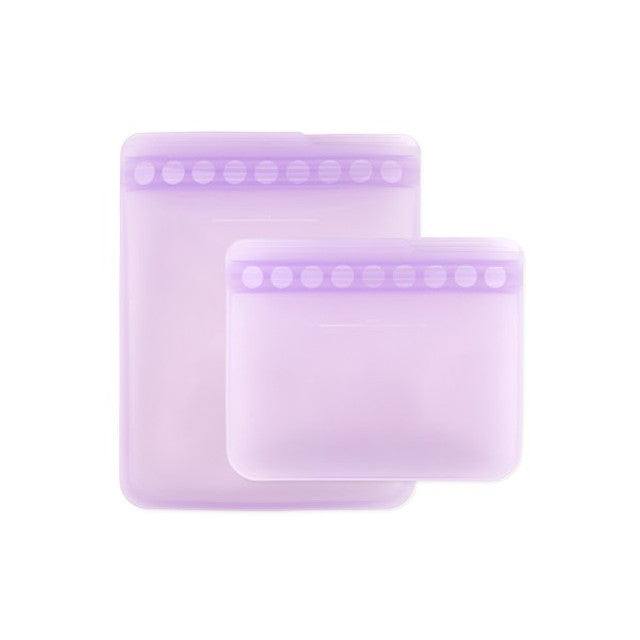 Bumkins Silicone Flat Reusable Bags 2pk