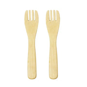 Haakaa - Natural Bamboo Kids Fork (Pack of 2) - Babyonline