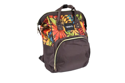 Neeva Nappy Bag Backpack FLORAL Brown - Babyonline