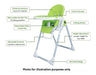 Neeva High Chair - Model  Q1 - Babyonline