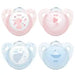 NUK Silicone Pacifiers ROSE & BLUE - Pack of 2 - Babyonline