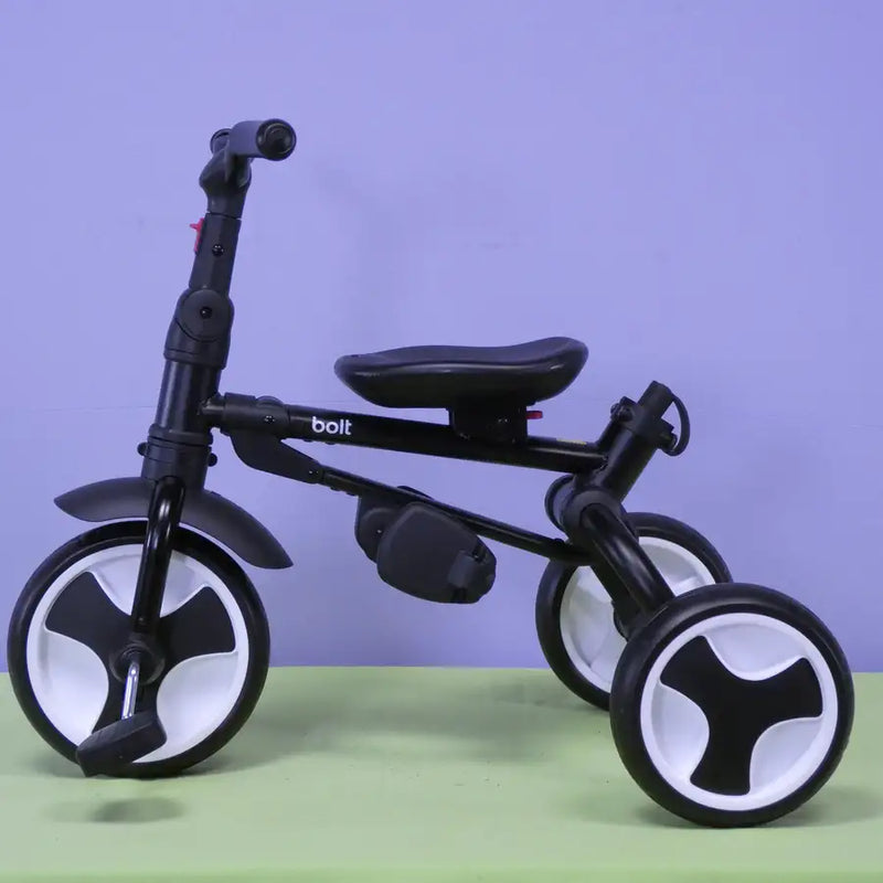 BOLT Foldable Push Tricycle - Black