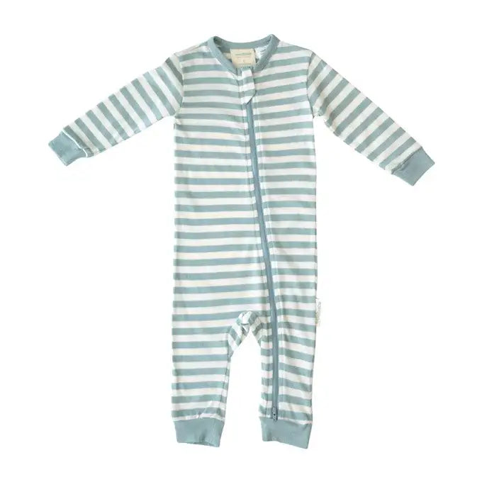 Woolbabe Merino/Organic Cotton PJ Suit - TIDE - Babyonline