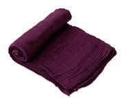 Little Unicorn Single Muslin Swaddle - PLUM - Babyonline