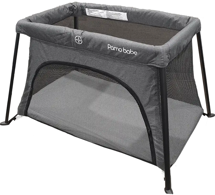 Pamo babe Lightweight Travel Playpen / Portacot Grey