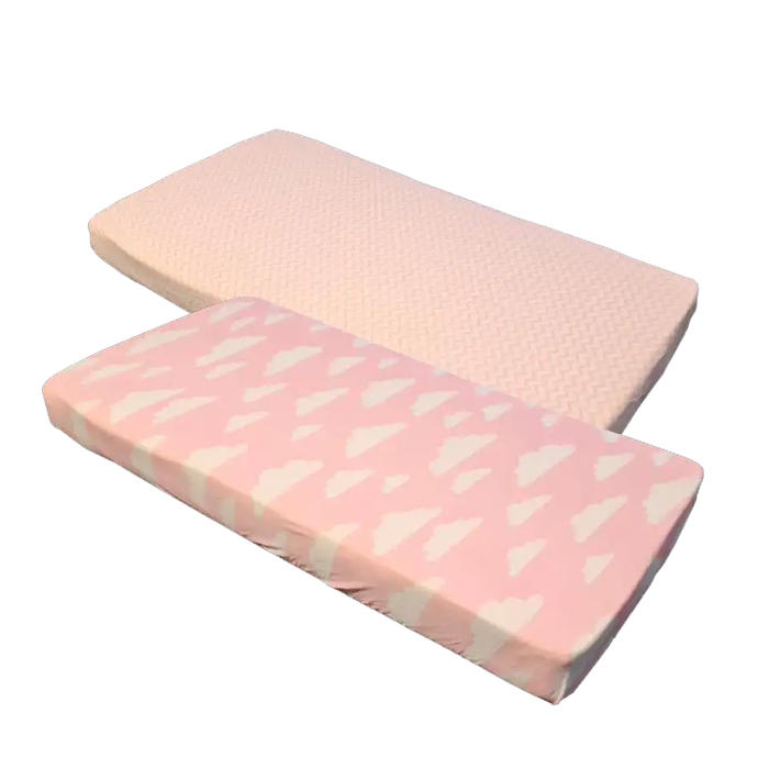 Sleep Tight Cotton Fitted Cot Sheet Pack of 2 PINK - Babyonline