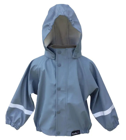 Mum2Mum Rainwear Jacket - STEEL BLUE - Babyonline