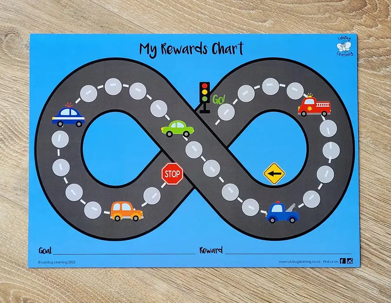 Lulubug Learning Magnetic - Rewards Chart - Race track *CLEARANCE*