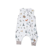 Little Unicorn Cotton Muslin Sleep Romper - Forest Friends - Babyonline