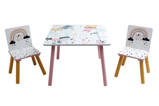 Berry Park Table and Chairs Set - Super Girl - Babyonline