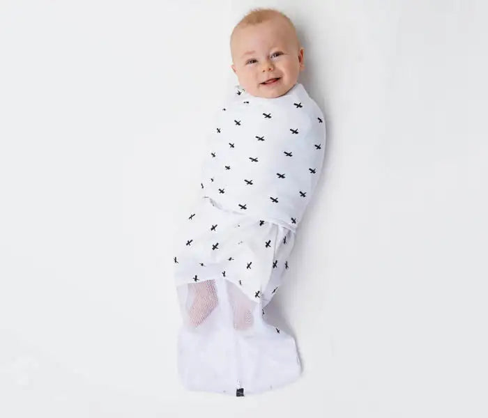 Mum2Mum SUMMER DreamSwaddle BLACK CROSS - Babyonline