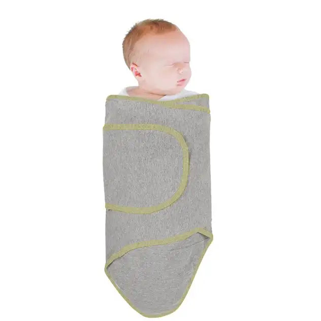 Miracle Blanket Swaddle HEATHER GREY WITH YELLOW Babyonline