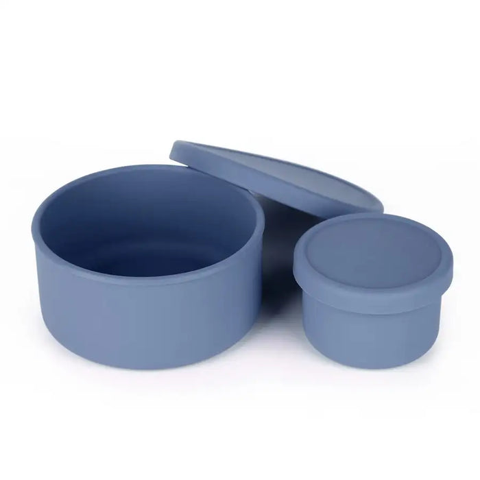 Haakaa Round Silicone Food Container Set of 2 - Babyonline