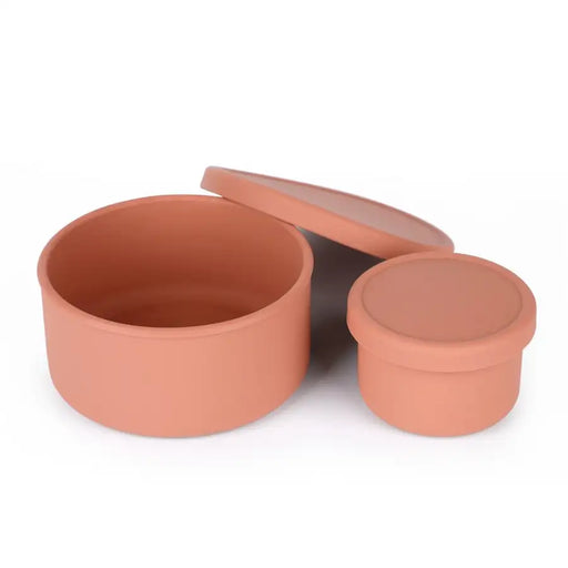 Haakaa Round Silicone Food Container Set of 2 - Babyonline
