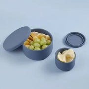 Haakaa Round Silicone Food Container Set of 2 - Babyonline