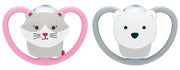 Nuk *SILICONE* Space Pacifiers Pack of 2 - Babyonline