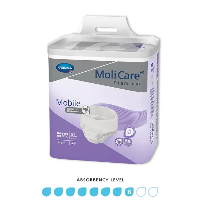 MoliCare Premium Mobile 8D - XLarge (Pack of 14) - Babyonline