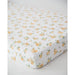 Little Unicorn Cotton Muslin Cot Sheet - Yellow Rose - Babyonline