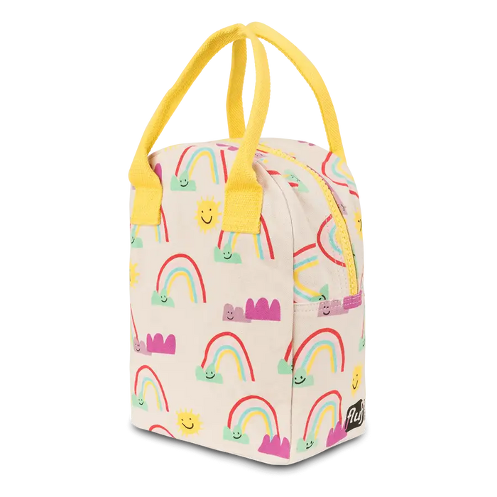Fluf Zipper Lunch Bag - RAINBOW