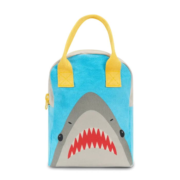 Fluf Zipper Lunch Bag - SHARK