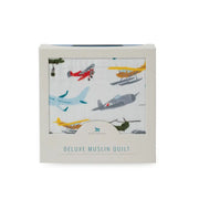 Little Unicorn Deluxe Muslin Quilt - Airshow - Babyonline