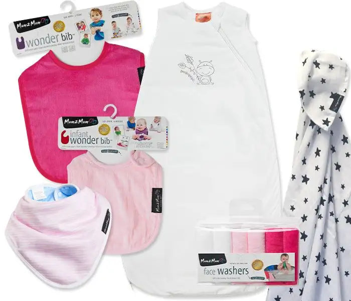 Mum2Mum Bamboo Gift Pack GIRL - Babyonline