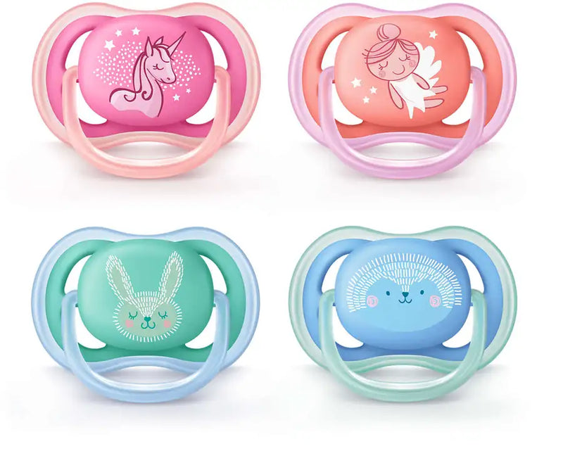 Avent Soother Ultra Air DECO DESIGN - Pack of 2 - Babyonline